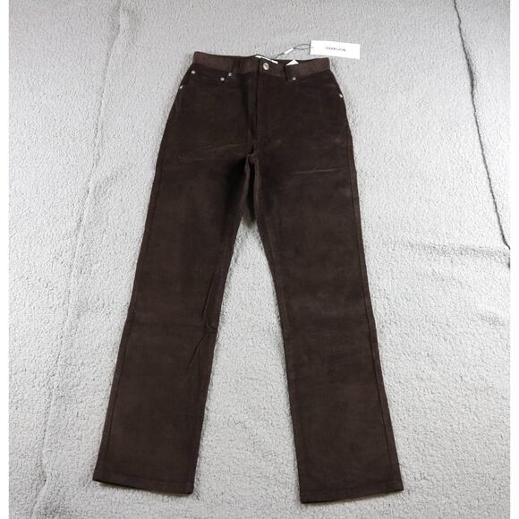 New Thakoon Pants Womens 4 Brown High Rise Corduroy - Picture 1 of 6